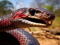 Ai Generated illustration Wildlife Concept of Mozambique Spitting Cobra Royalty Free Stock Photo