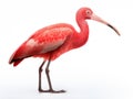 Ai Generated illustration Wildlife Concept of Scarlet Ibis - Eudocimus ruber