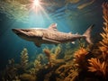 Ai Generated illustration Wildlife Concept of Spiny Dogfish Royalty Free Stock Photo