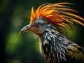 Ai Generated illustration Wildlife Concept of The strange Hoatzin