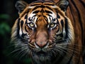 Ai Generated illustration Wildlife Concept of Stunning tiger