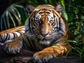 Ai Generated illustration Wildlife Concept of Tiger