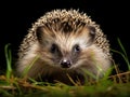 Ai Generated illustration Wildlife Concept of West European Hedgehog (Erinaceus europaeus