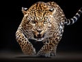 Ai Generated illustration Wildlife Concept of Wild Jaguar Cat Isolated On White Royalty Free Stock Photo