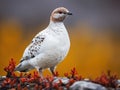 Ai Generated illustration Wildlife Concept of Willow Ptarmigan - Alaska State Bird Royalty Free Stock Photo