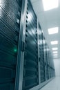 Modern Data Center Server Racks Cloud Computing Technology Royalty Free Stock Photo