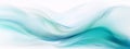 Abstract blue and green waves on a white background Royalty Free Stock Photo