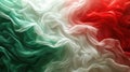 Abstract digital background or texture design of italian flag colors, Italy national country symbol illustration Royalty Free Stock Photo