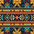 Aztec Patterns background, design seamless pattern Royalty Free Stock Photo