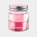 biopsy jar transparent background realistic element Royalty Free Stock Photo