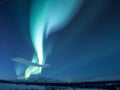Spectacular Aurora Borealis Dance Across Arctic Skies Royalty Free Stock Photo