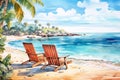A calming beach or ocean scene self care background