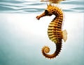 Enchanting Aquatic Grace: Sea Horse Portrait