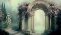 Ethereal Visions of a Shrouded Realm, Made with Generative AI