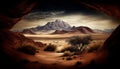 Prehistoric Earth: A Majestic and Untamed Landscape, Made with Generative AI