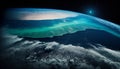 Awe-Inspiring View of Earth from Space, Made with Generative AI