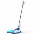 A 3D icon of a steam mop with a white background Royalty Free Stock Photo