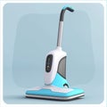 A 3D icon of a steam mop with a white background Royalty Free Stock Photo