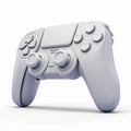 A 3D icon of a tech innovation gaming console controller with a white background
