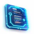 A 3D icon of a tech strategy coding bracket with a white background