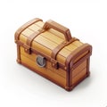 A 3D icon of a tool chest with a white background Royalty Free Stock Photo
