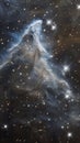 Ghost Nebula Revealing Its Faint Emission in Cepheus Royalty Free Stock Photo