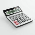 AI Generated Financial Calculator with Paper, Money, and Debt Hardships Concept Royalty Free Stock Photo