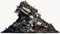 Earth\'s Waste: A Pile of Discarded Bins, Made with Generative AI