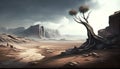 The Desolate Earth: A Post-Apocalyptic Landscape, Made with Generative AI