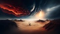 Terrifying Planet: A Desolate Wasteland, Made with Generative AI
