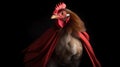 Hen Superhero, Made with Generative AI