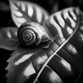 Spiral Snail, Made with Generative AI