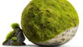 Mossy Stone Planet: A Captivating Natural Haven, Made with Generative AI