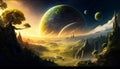 Galactic Eden: A Type 3 Civilization\'s Terraformed Earth, Made with Generative AI