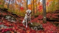 Languorous Labradors Among Rustling Leaves, Made with Generative AI