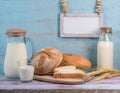 Dairy and bread products