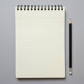 AI-Generated Image: Elegant Diary for Notes and Planning Royalty Free Stock Photo