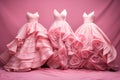 Elegant Pink Evening Gowns, pink life