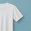 AI-Generated Image: Minimalist T-Shirt Mockup for Branding and Design