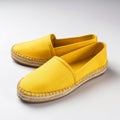 pair of Yellow Espadrilles