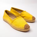 pair of Yellow Espadrilles