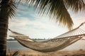 Hammock by the beach Authentic Simple living Royalty Free Stock Photo