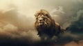 Jesus. Lion. Royalty Free Stock Photo