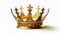 King\'s golden crown Royalty Free Stock Photo