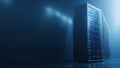 AI Generated Image of Large Server Room Data Center Technology ai generated Royalty Free Stock Photo