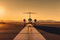 AI generated image of luxury business jet Royalty Free Stock Photo