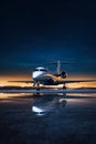 AI generated image of luxury business jet Royalty Free Stock Photo