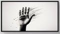 Abstract Artwork of a Hand Reaching Out, Made with Generative AI