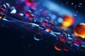 Oxygen molecules nano particles Royalty Free Stock Photo