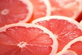 Pink Grapefruit Slices in Sunlight, pink life